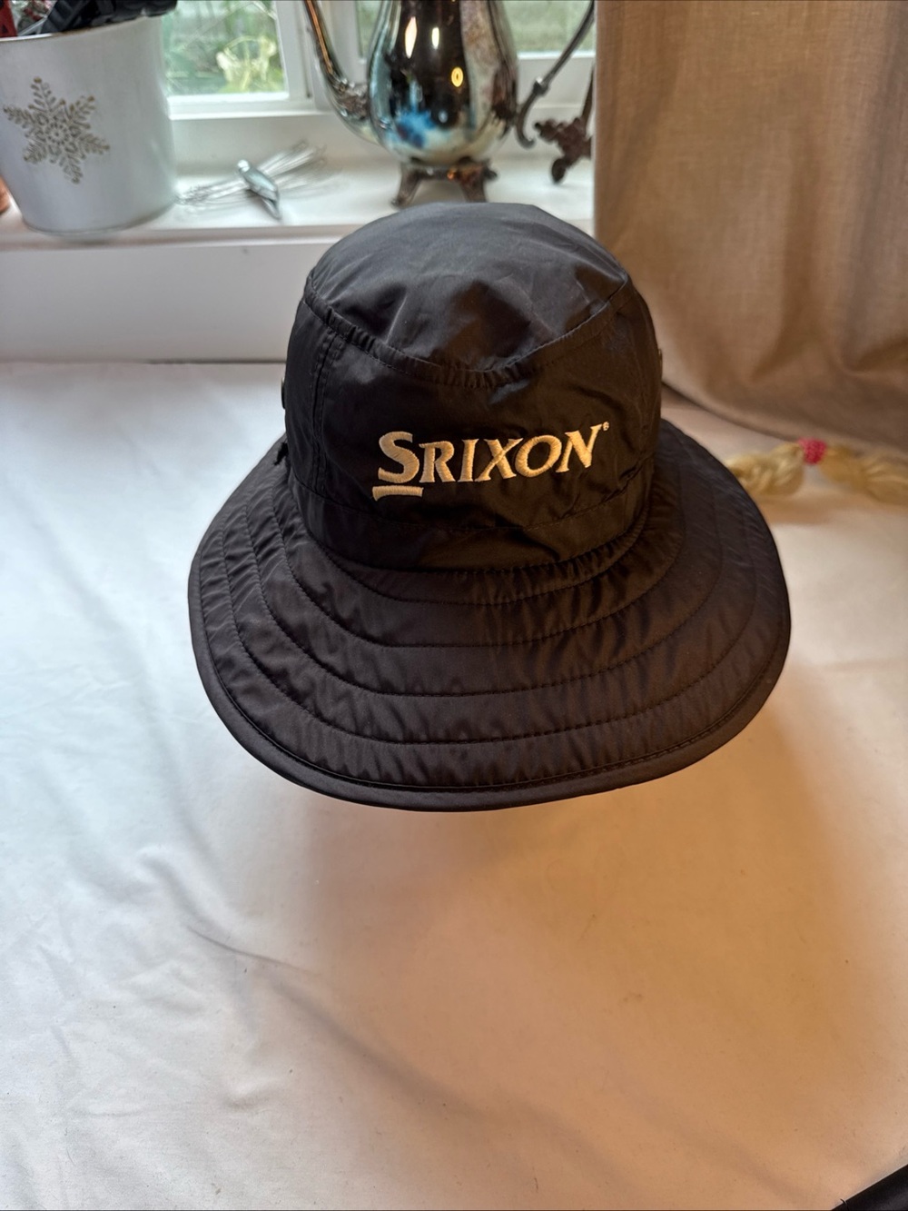 Srixon Men's Black Quilted Bucket Hat